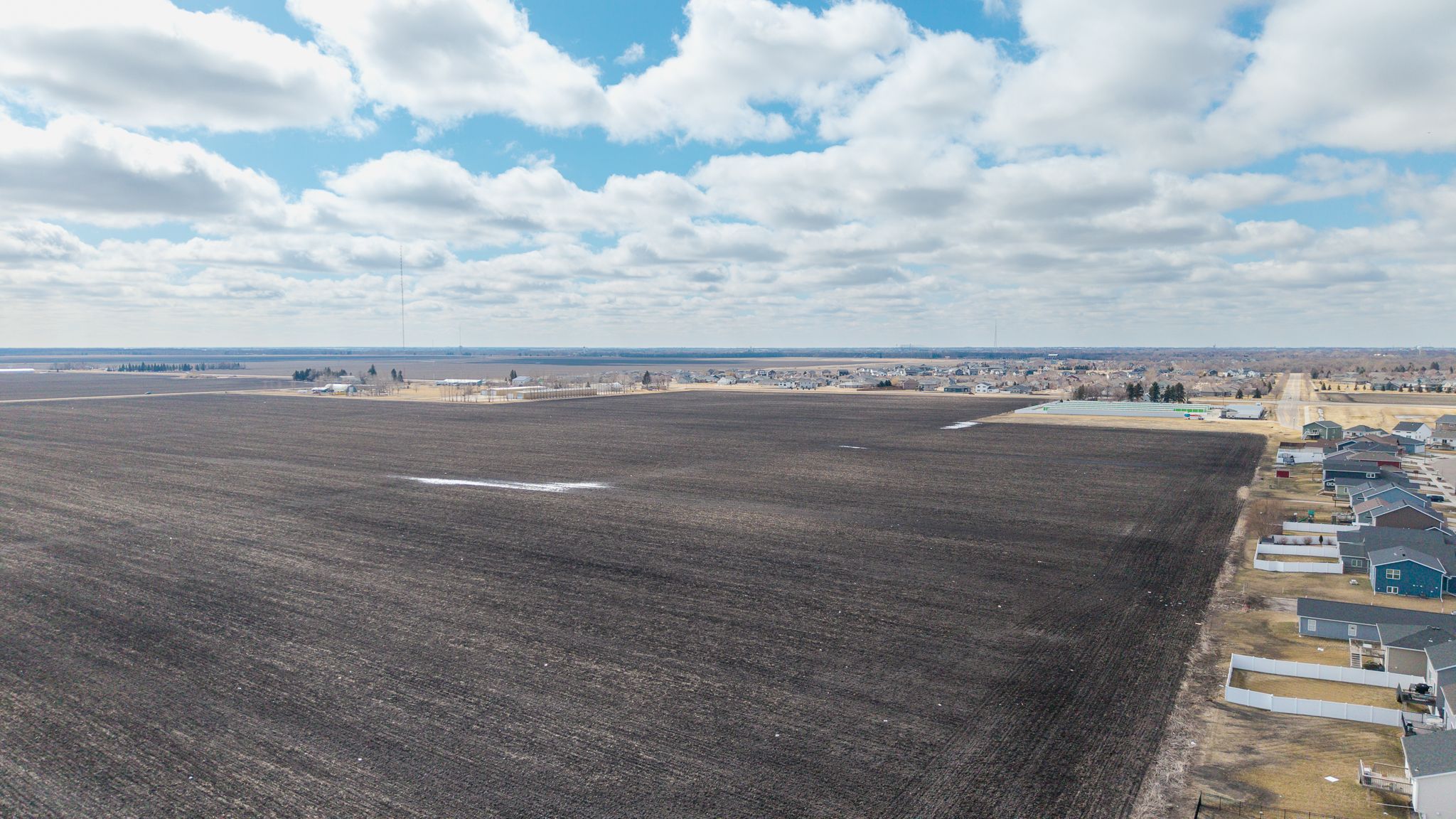 Listing Photo: Moorhead, MN Land (NE corner looking SW)